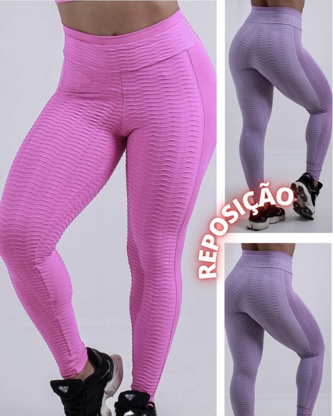 Legg brocada c letreiro lateral