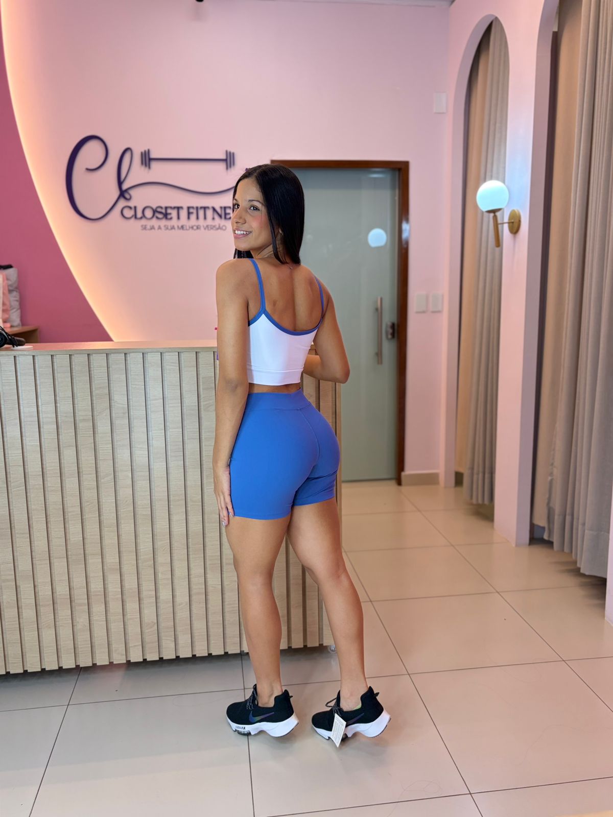 Conjunto short bicolor