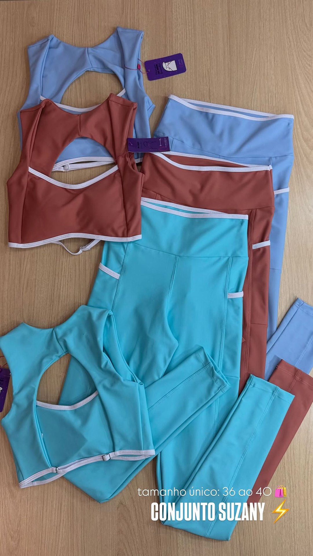 Conjunto legg Suzany