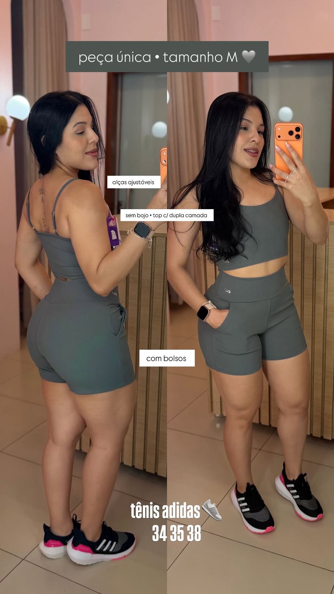 Conjunto short poliamida premium Daily