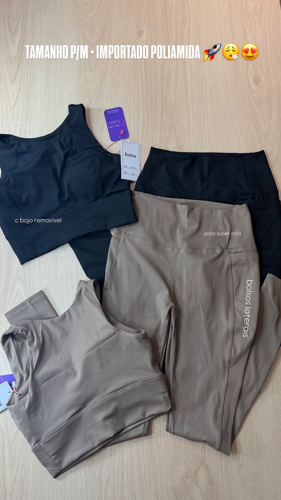 Conjunto legg importado premium