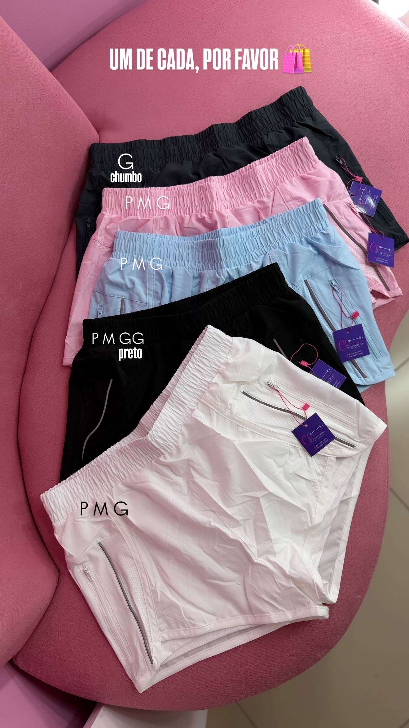 Short duplo importado