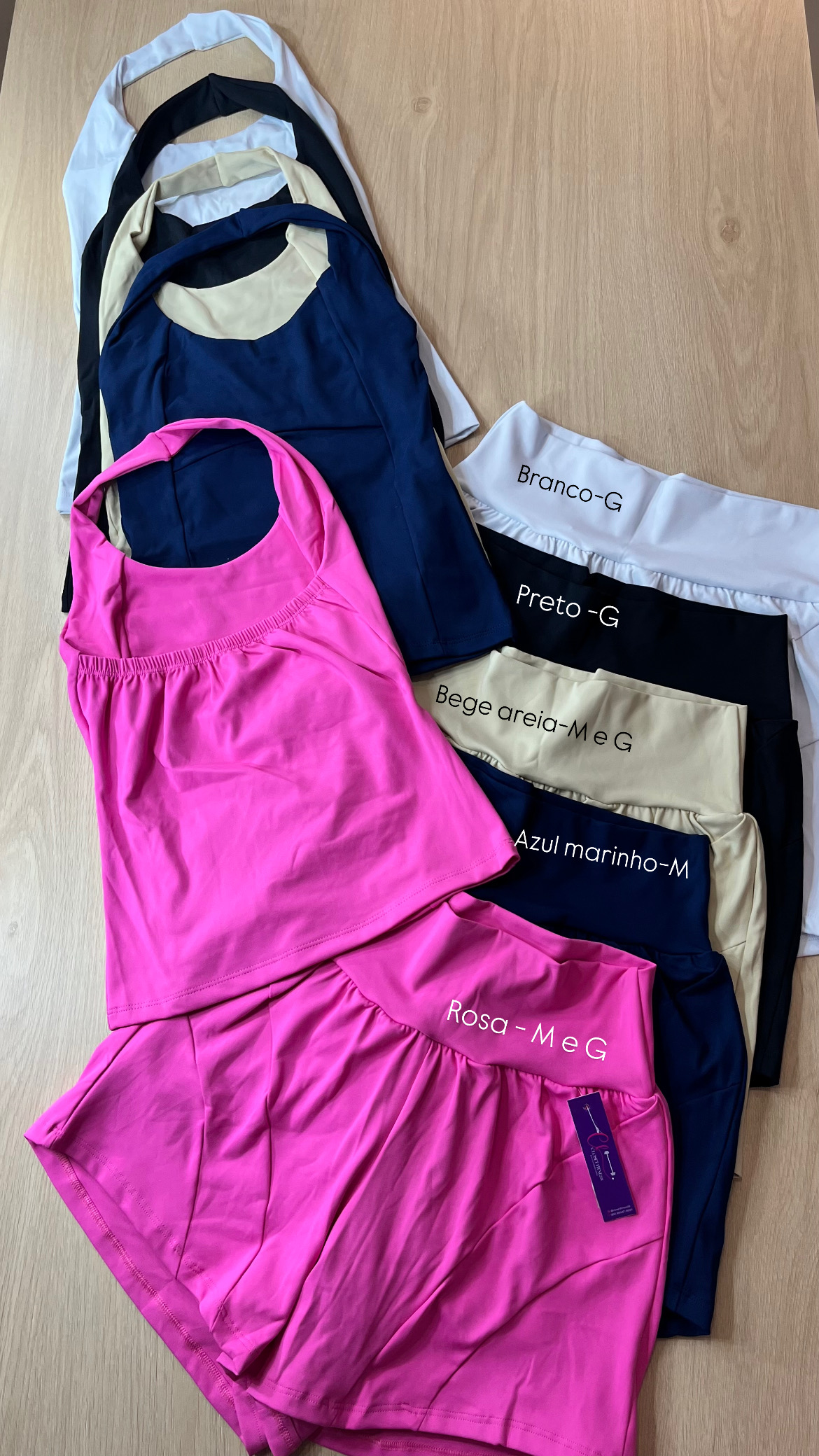 Conjunto short duplo