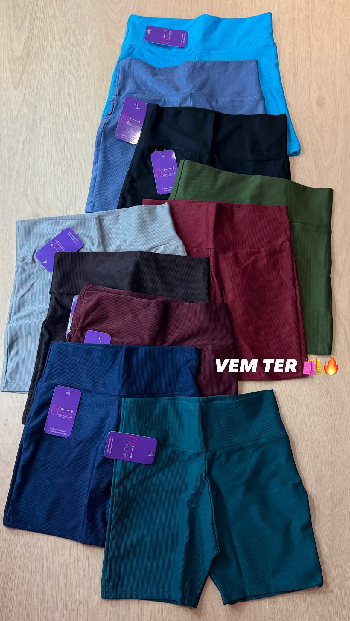 Short micro-canelado premium 