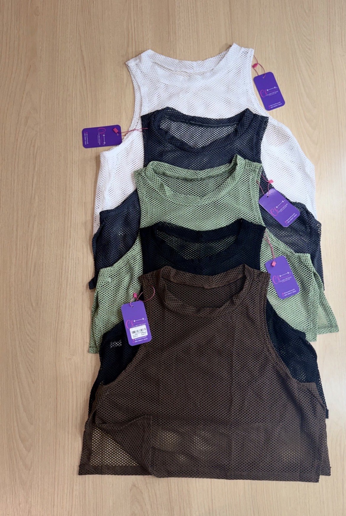 Cropped tela regata