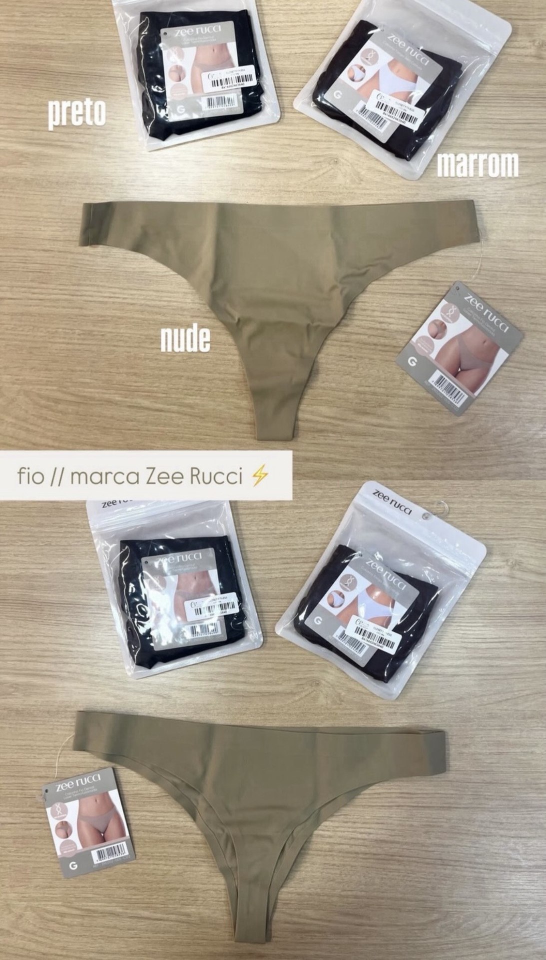 Calcinha fio Zee Rucci