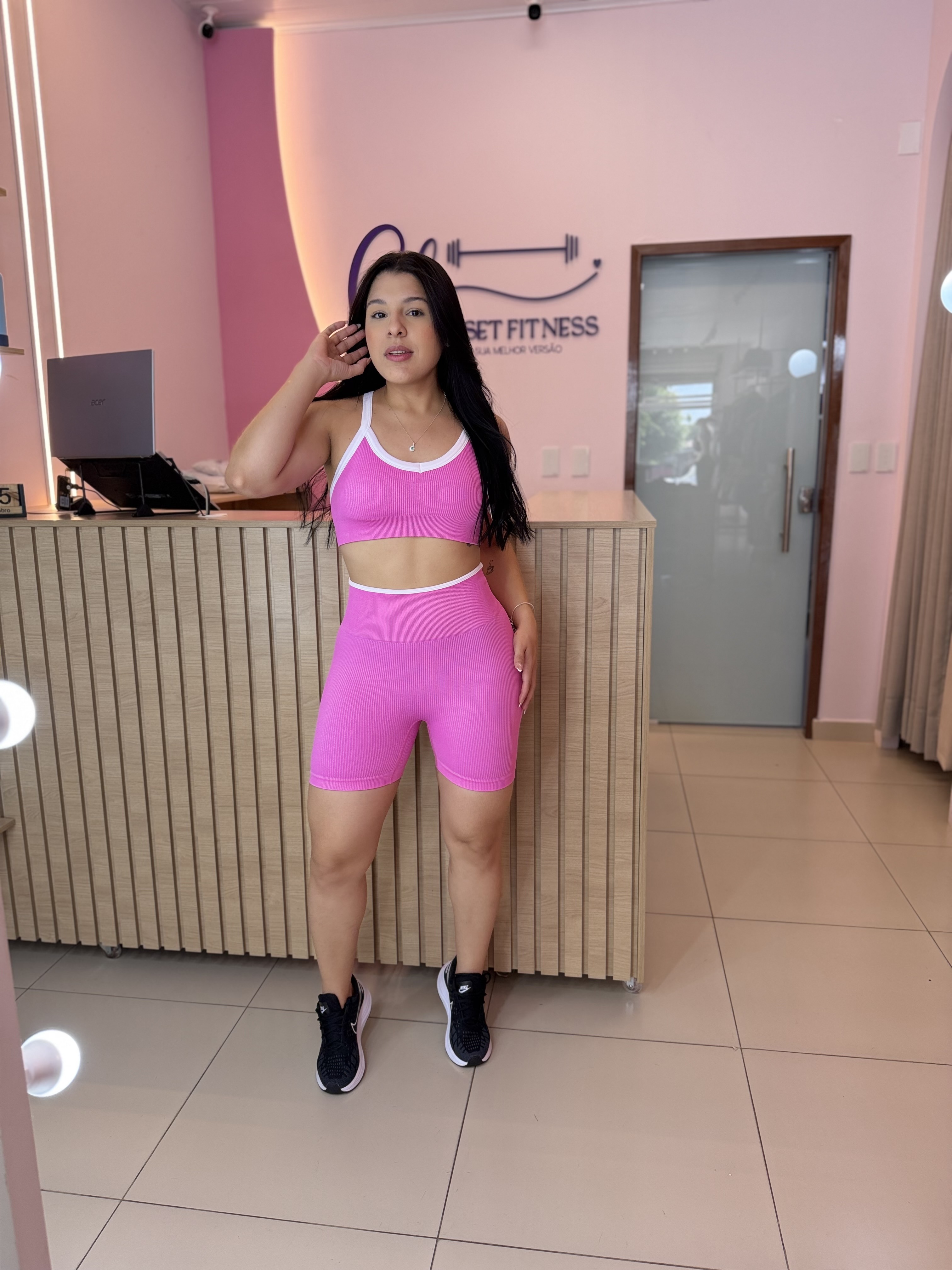 Conjunto short importado viés