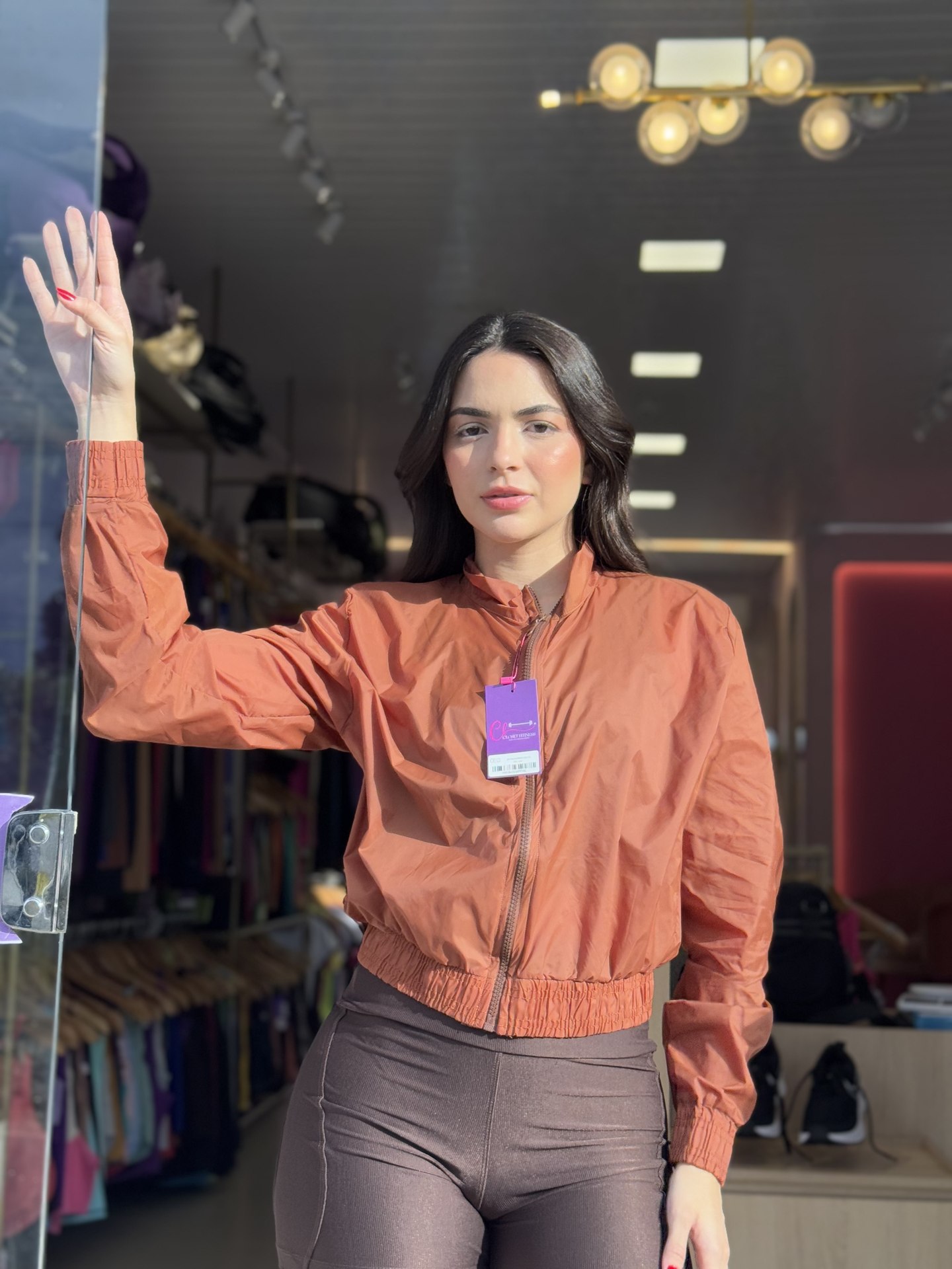 Bomber transparente 