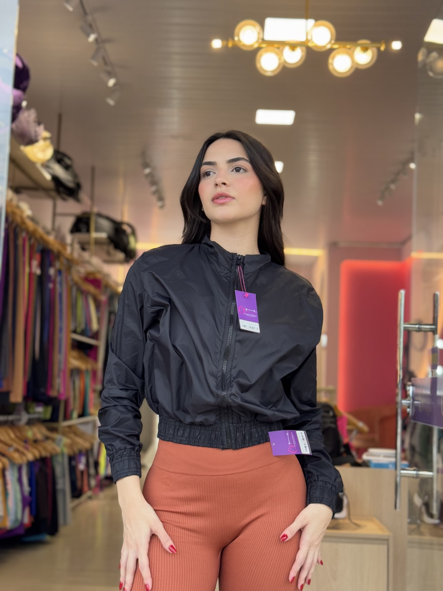Bomber transparente 