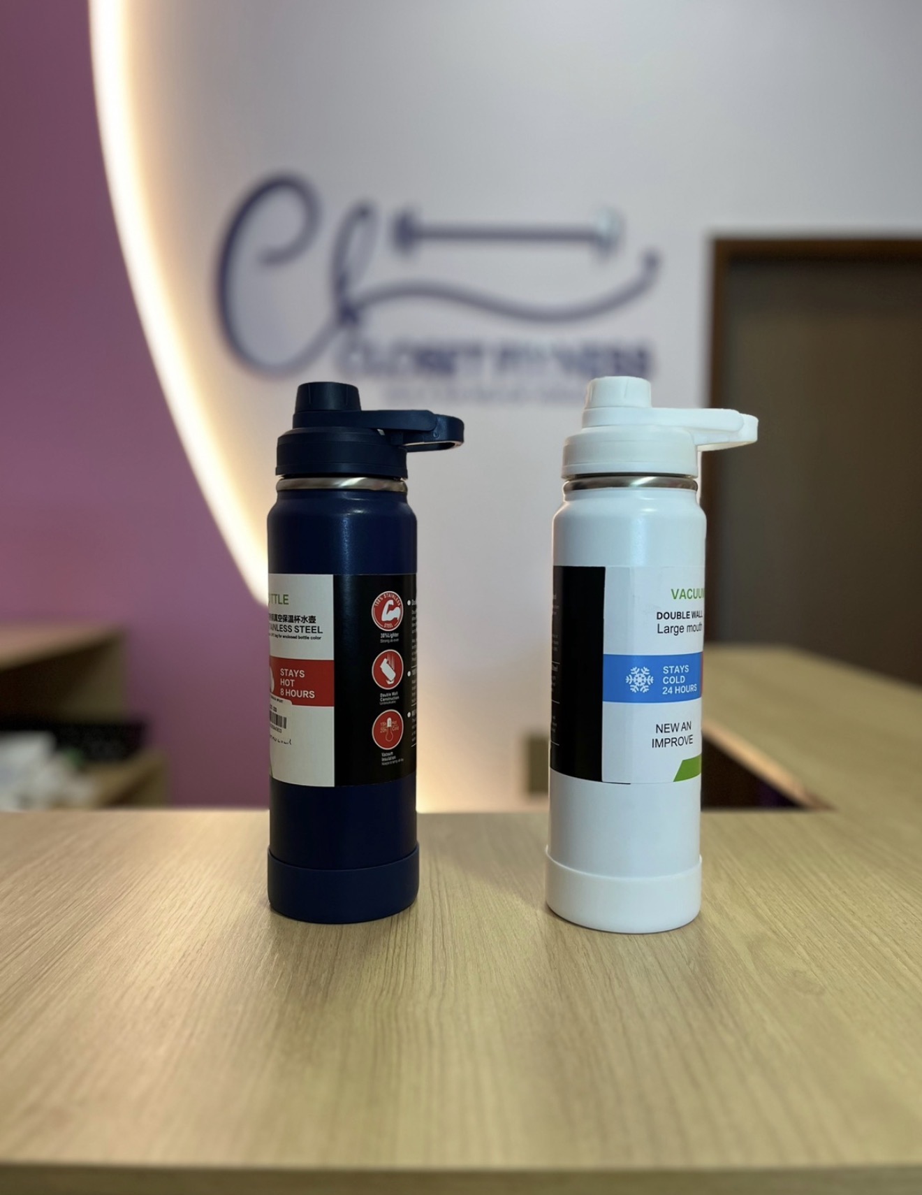 Garrafa 800ml • alça fixa 