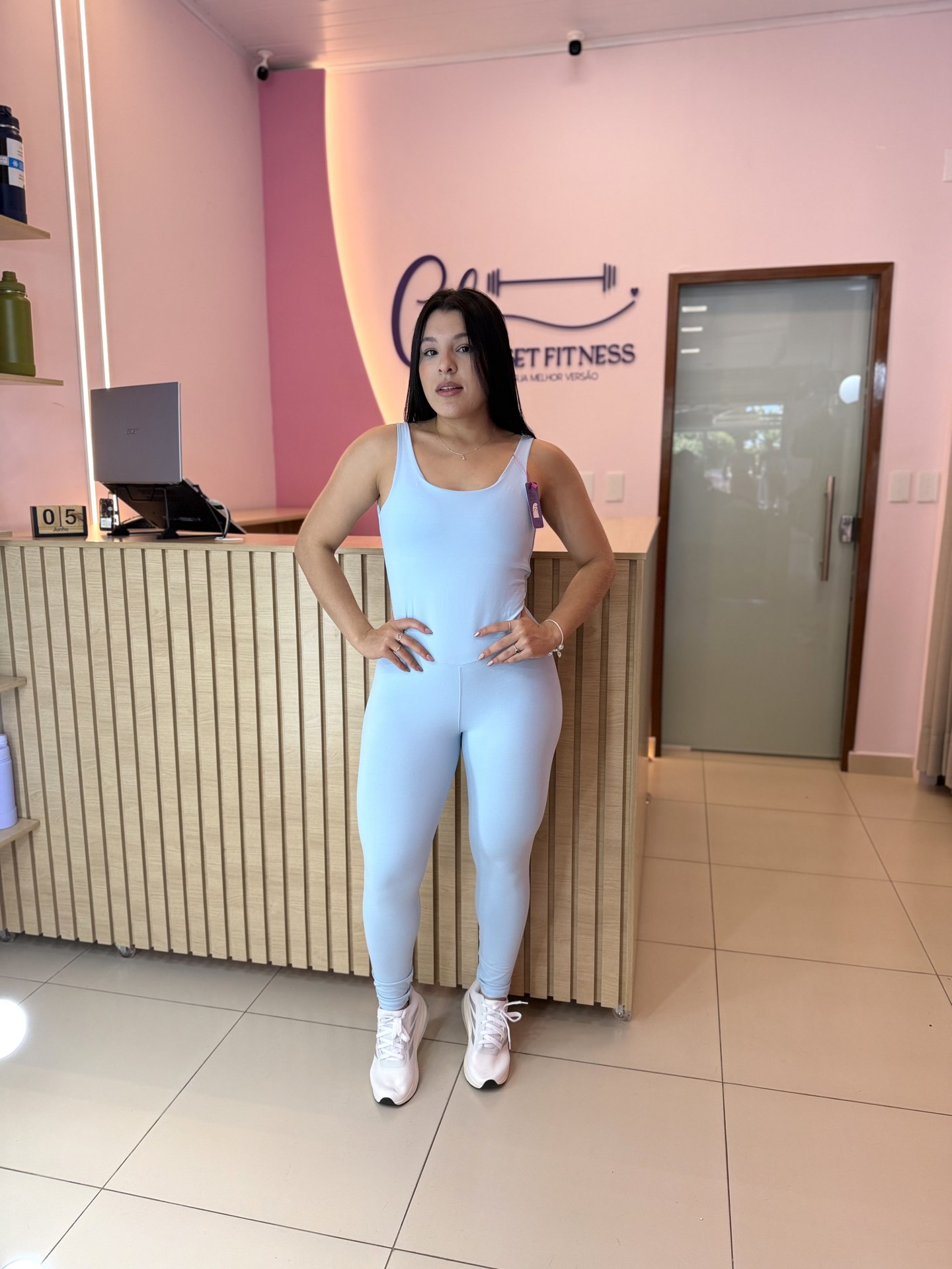 Macacão poliamida premium 
