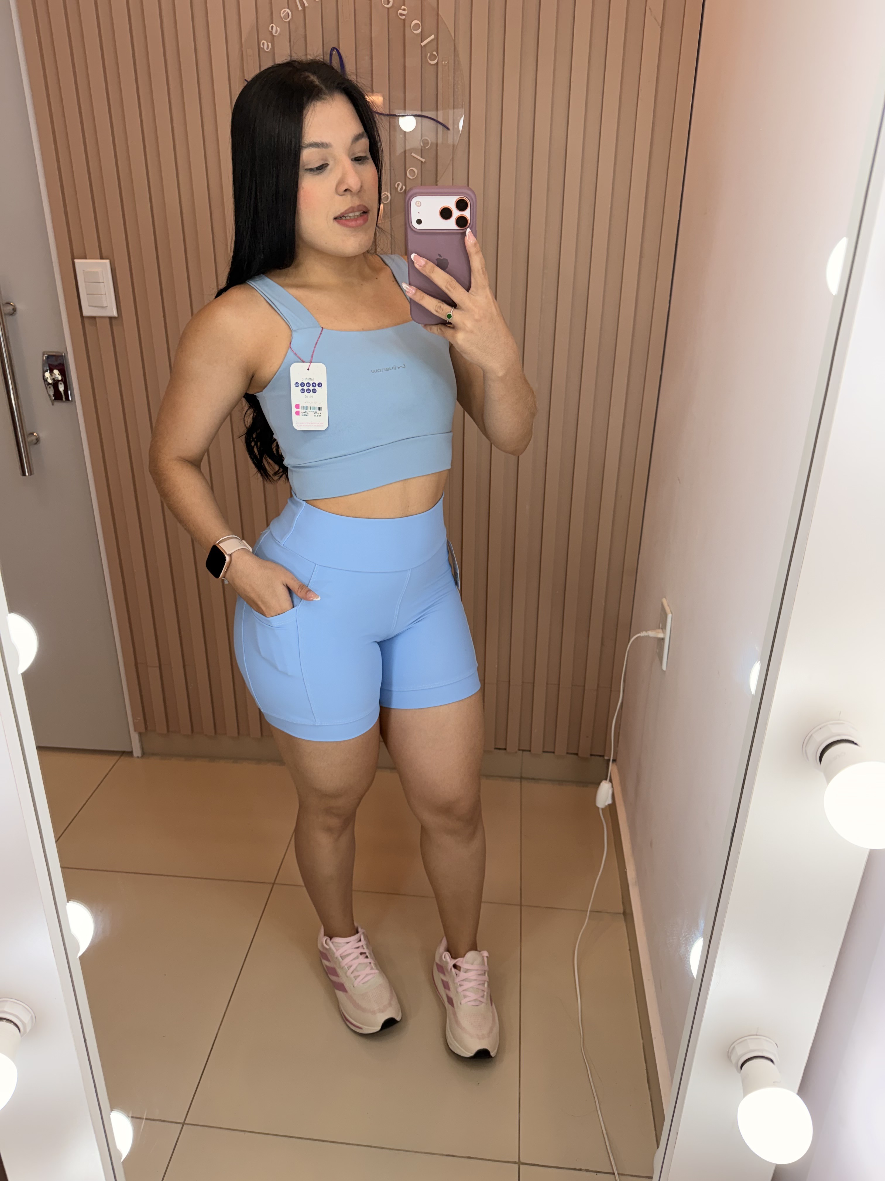 Short com bolso GG