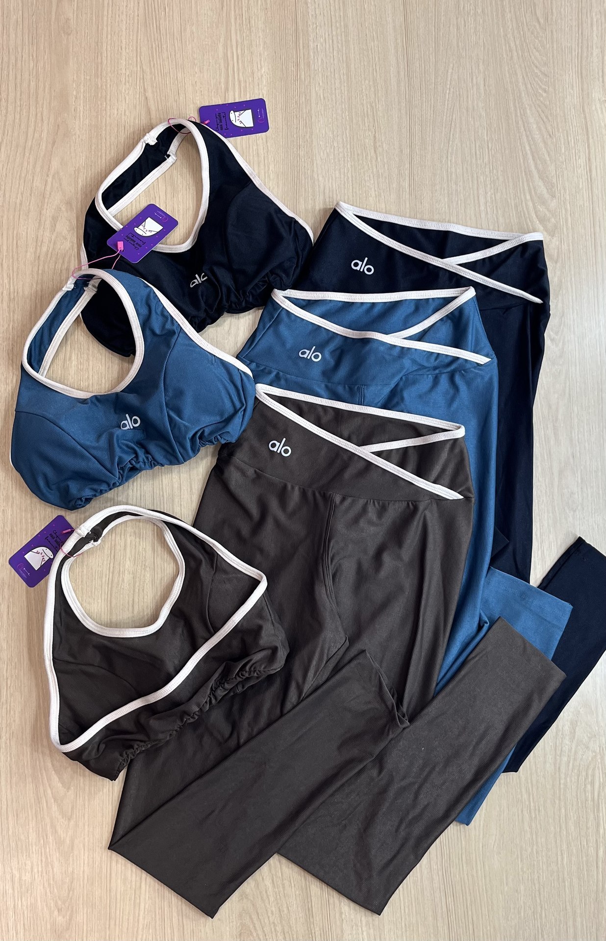 Conjunto micro-canelado premium