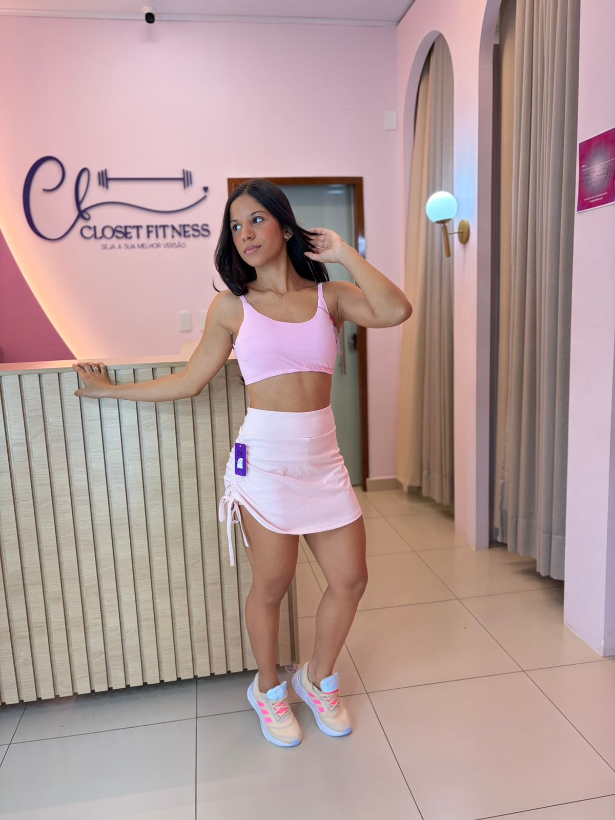 Short saia importado c/ regulagem